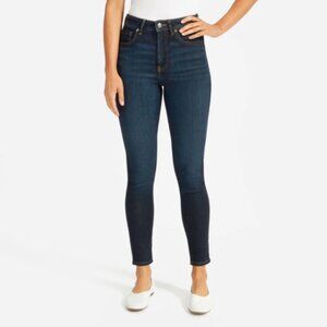 Everlane The Curvy high rise skinny jeans cropped size 26